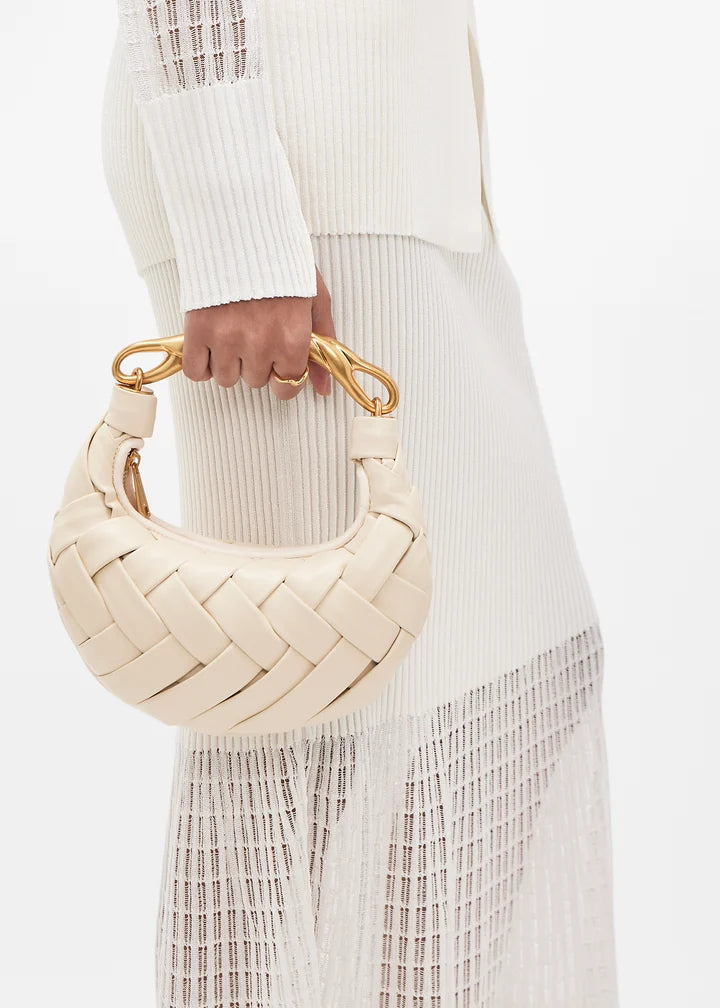 JWPEI Krem Kadın El Çantası