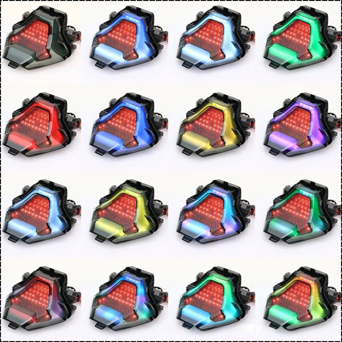 Yamaha MT-07, YZF-R3, Y15ZR Universal Sinyalli Kumandalı Stop Lambası RGB