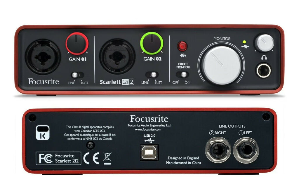Scarlett 2i2 FocusRite 3rd Gen Ses Kartı