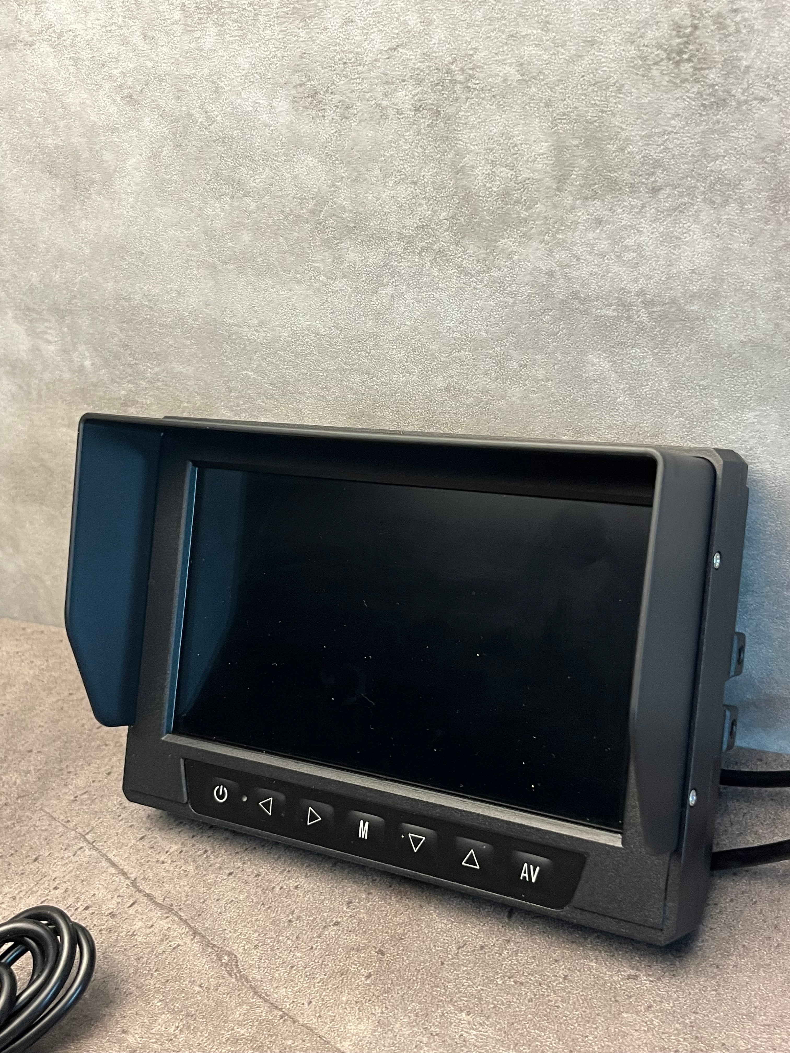 Kamyon-Kamyonet Geri Vites Kornası 12-24V + Geri Görüş Kamerası Monitörü Universal