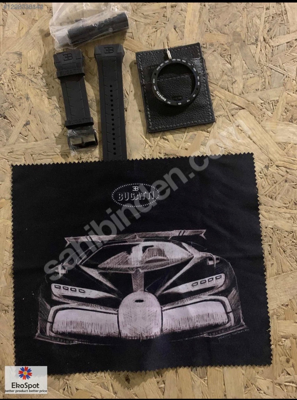 Bugatti Ceramique Edition One Pur Sport Silikon Kordon ve Bezel