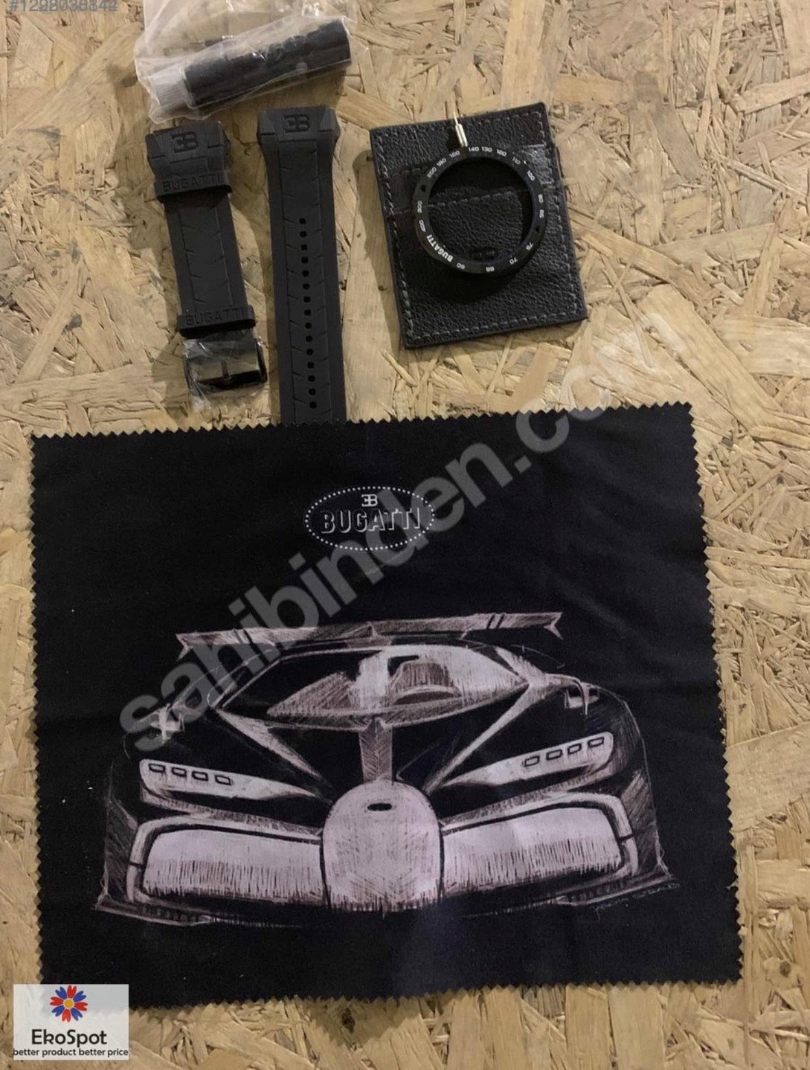 Bugatti Ceramique Edition One Pur Sport Silikon Kordon ve Bezel