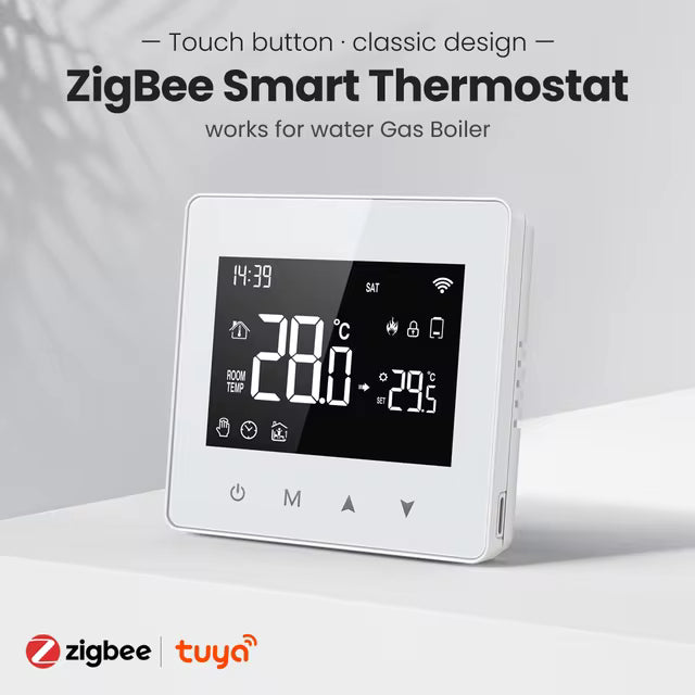 Tuya ZWT198 Termometre Sıcaklık Kontrol LCD Ekran