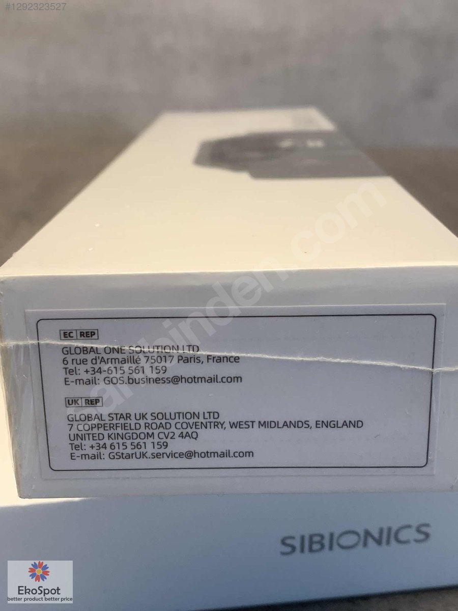 Sibionics SiWatch1E Akıllı Saat Siyah