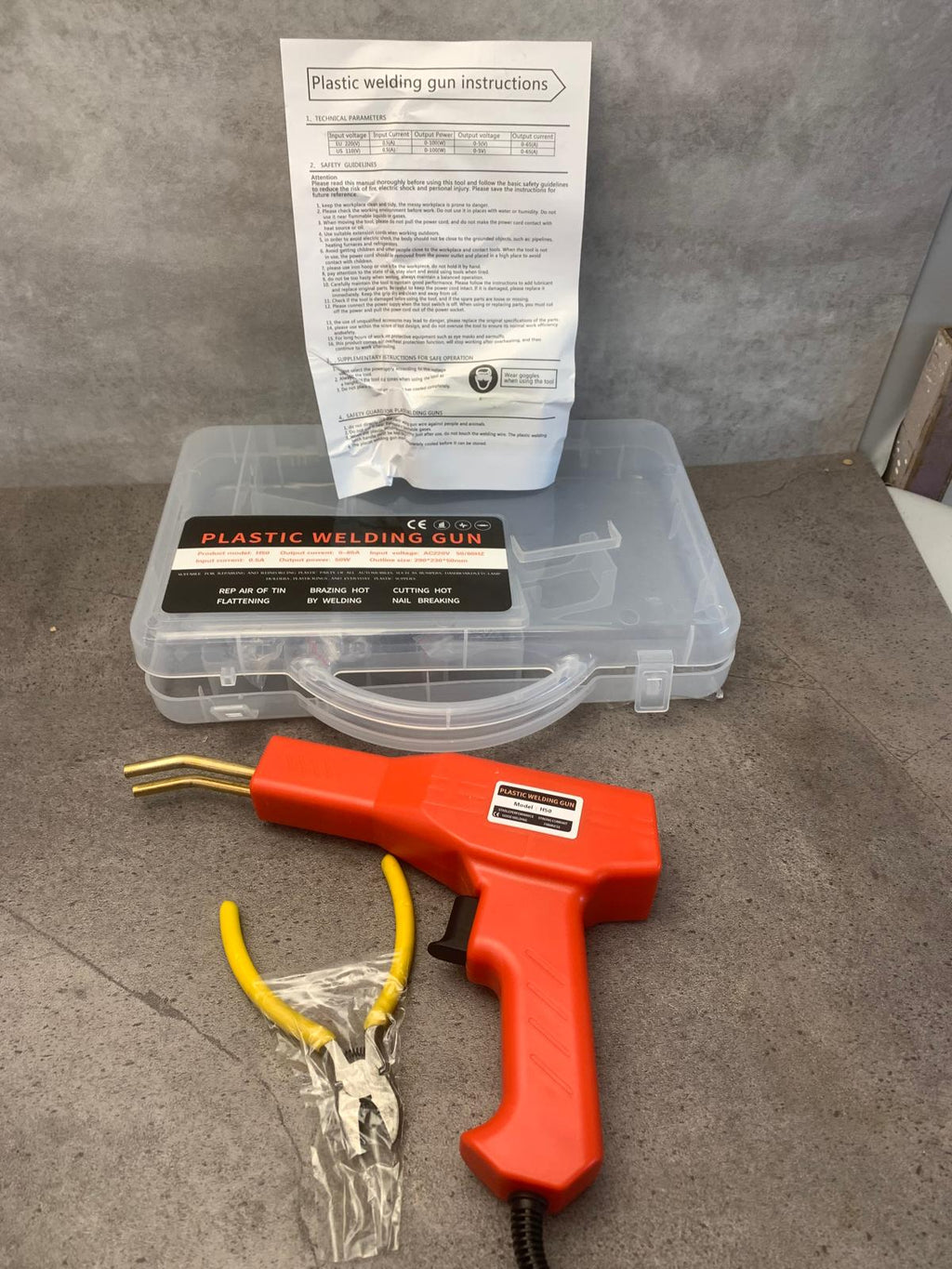 50w Plastik Kaynak Makinası Tampon Tamir - 600 Uç Hediye