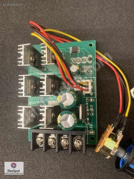 30A DC 6-60V PWM Motor Hız Kontrol Kartı Dimmer Akım Regülatörlü