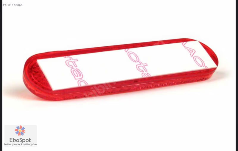 VESPA V50 96x24mm PIAGGIO Kırmızı Reflektör GP58233R