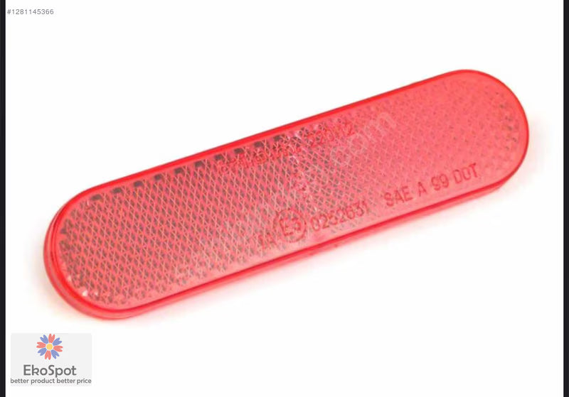 VESPA V50 96x24mm PIAGGIO Kırmızı Reflektör GP58233R