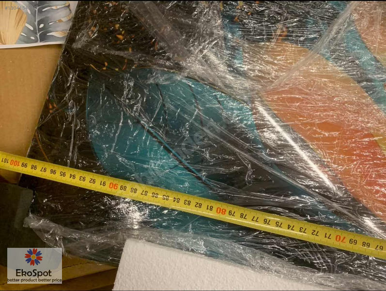Roggmard Art 50x100cm Temperli Cam Ocak Arkası Pano - Tablo