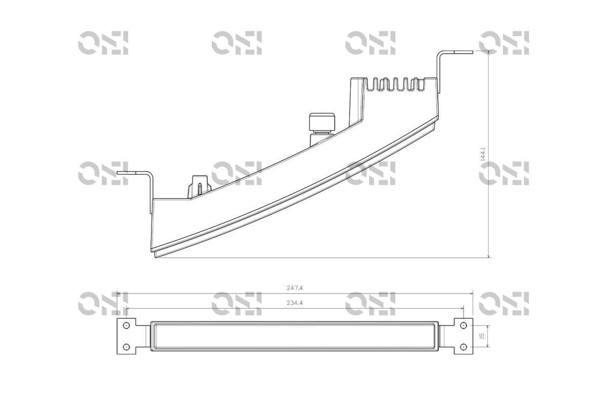 OEI Universal Gündüz Farı Led 12-24V Uyumlu
