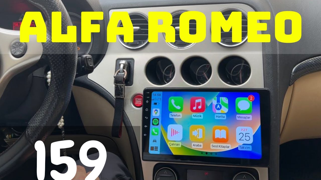Alfa Romeo 159 Multimedya CarPlay AndroidAuto Android