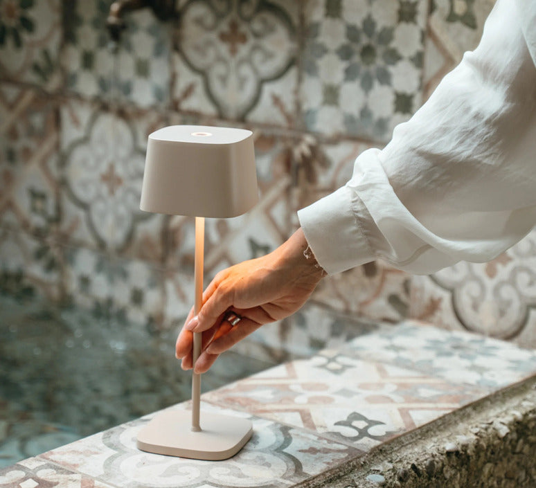 Zafferano Ofelia LD0870S3 Şarjlı Masa Lambası Kum Beji