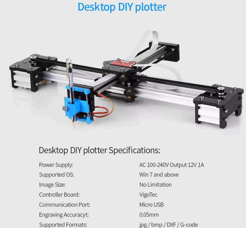 VigoTec VG-X4 Çizim Robotu X-Y Plotter
