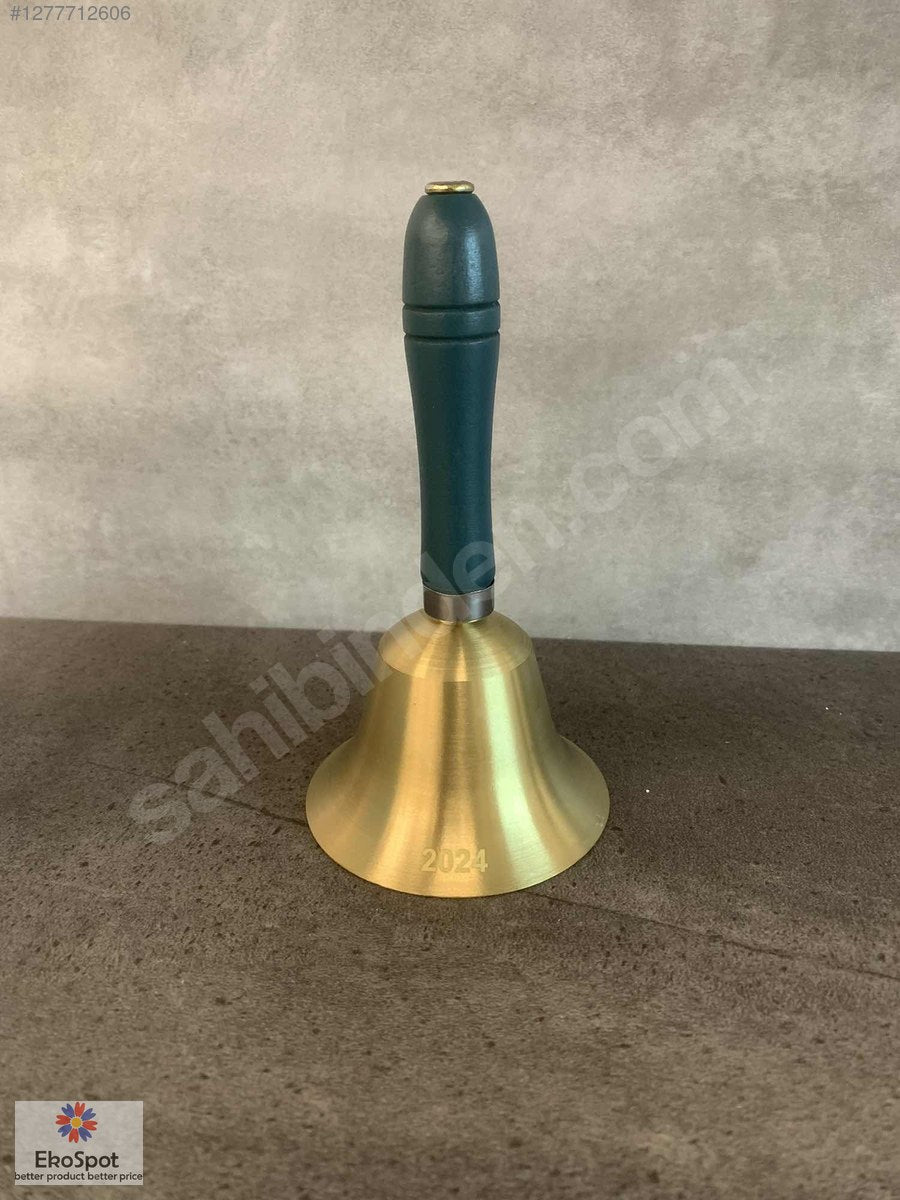 Pirinç Okul Zili Okul Çanı 15cm