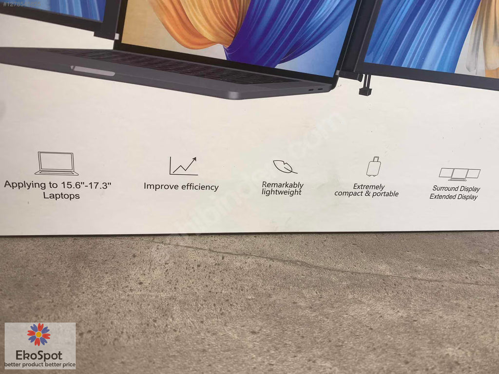 Portable Tri-Screen Monitor