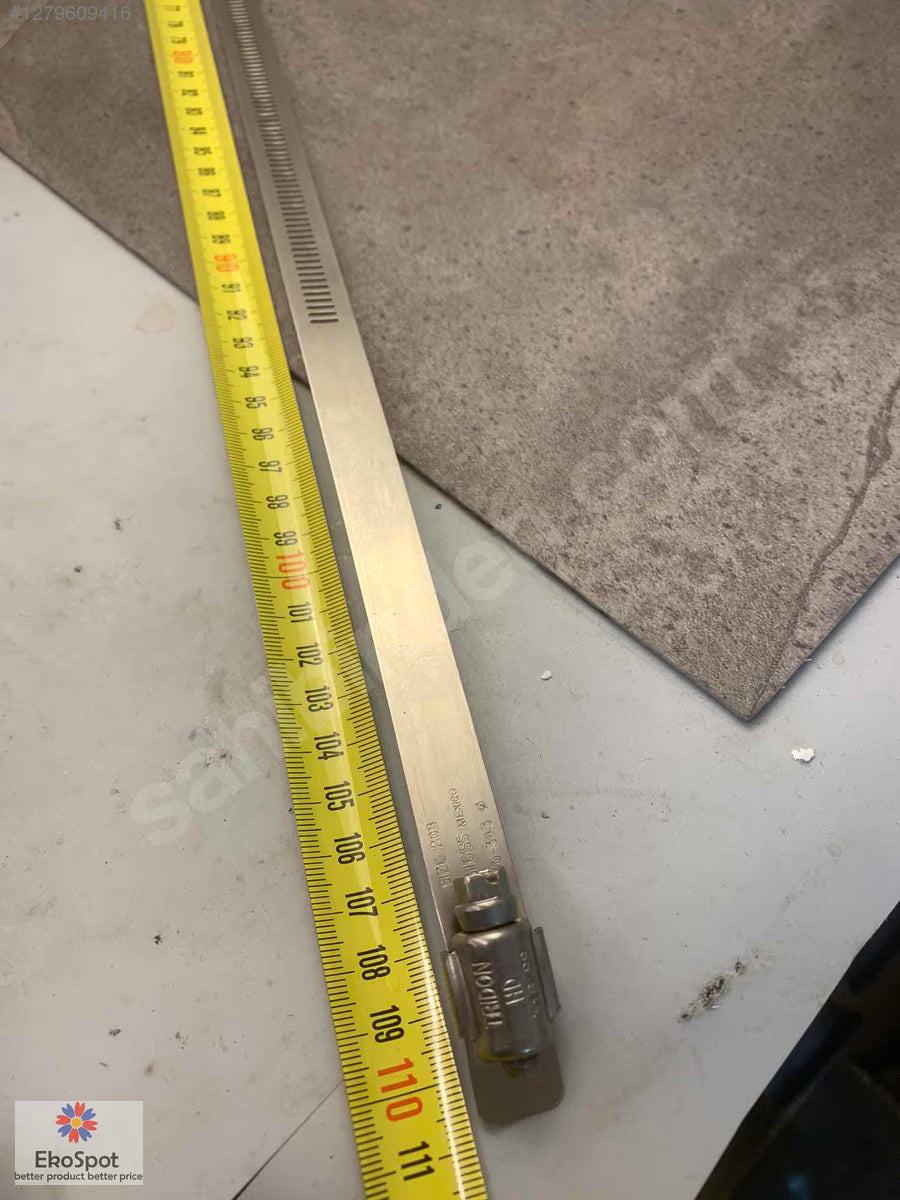 SS316 Paslanmaz Çelik Ağır Hizmet Ayarlı Kelepçe 60-334mm - 5 Adet