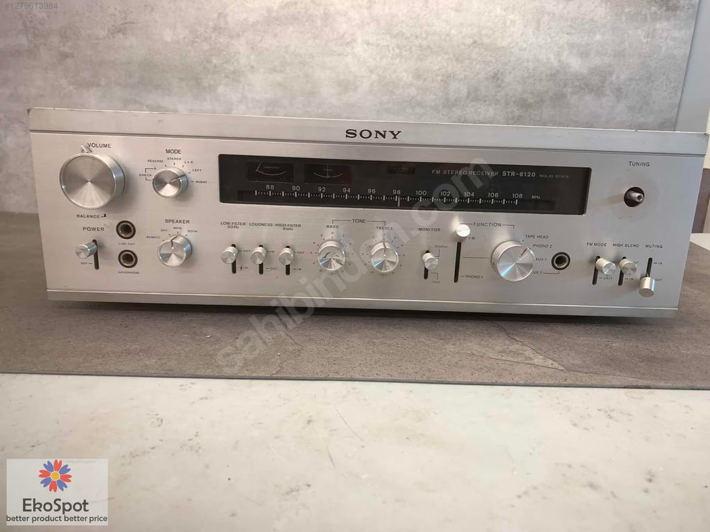 SONY STR-6120 FM Stereo Receiver Vintage Radyo