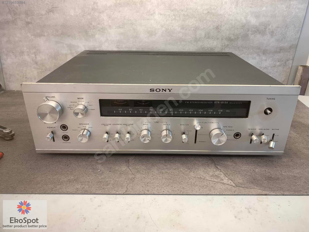 SONY STR-6120 FM Stereo Receiver Vintage Radyo