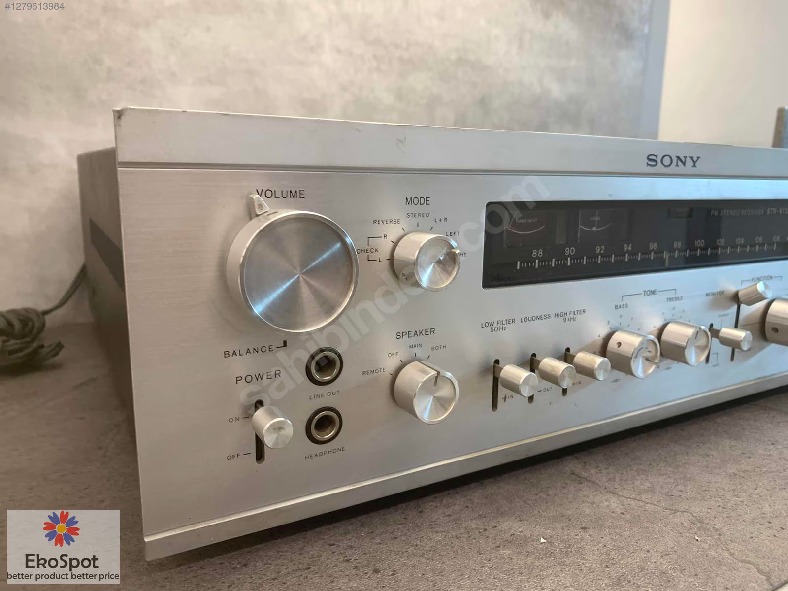 SONY STR-6120 FM Stereo Receiver Vintage Radyo