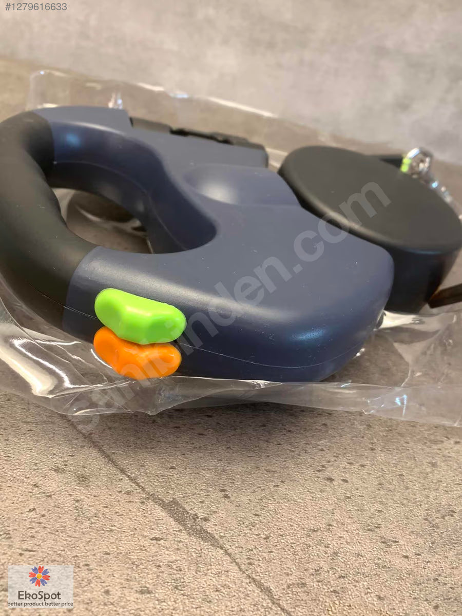 Geri Sarmalı Işıklı 3mt İkili Tasma