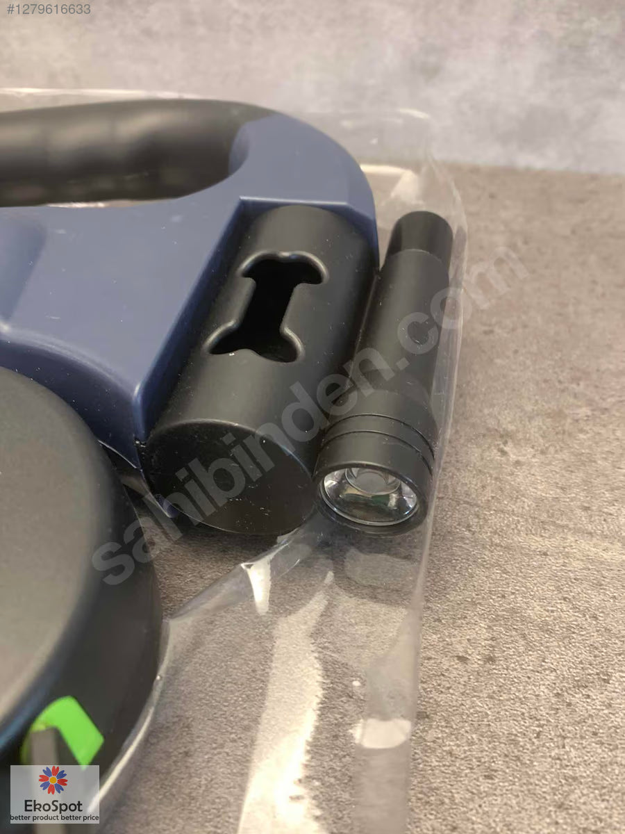 Geri Sarmalı Işıklı 3mt İkili Tasma