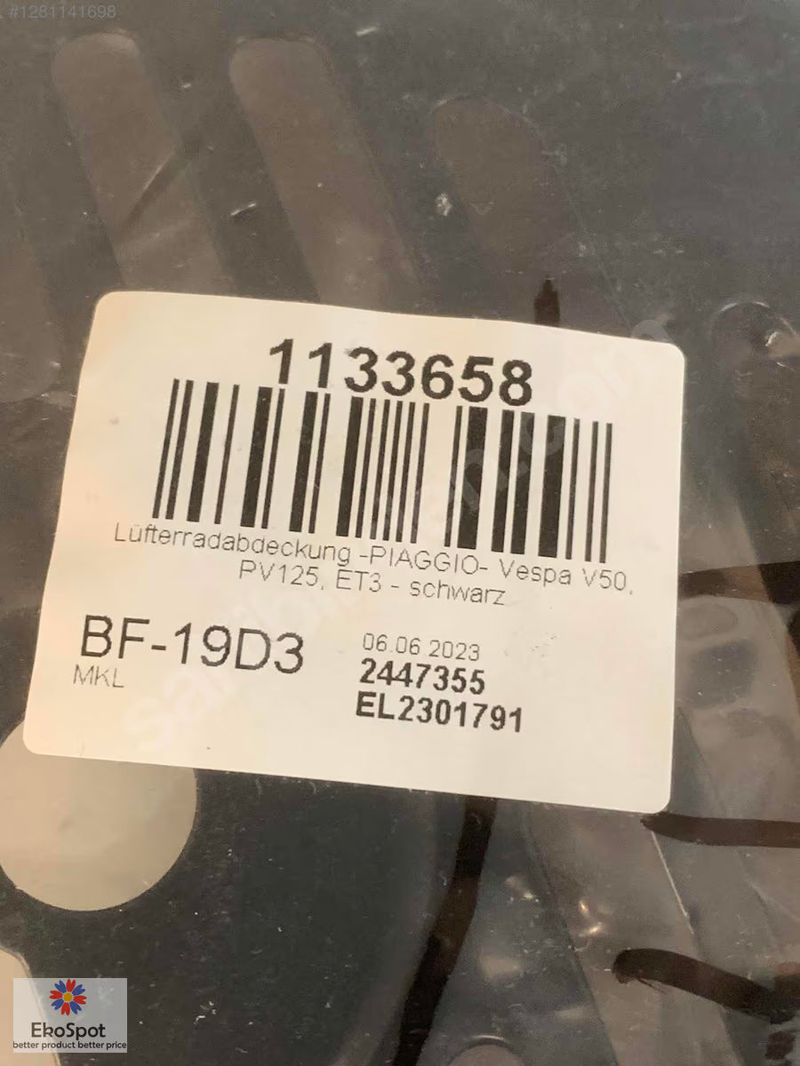 VESPA V50 Fan Tekerleği Kapağı 1133658