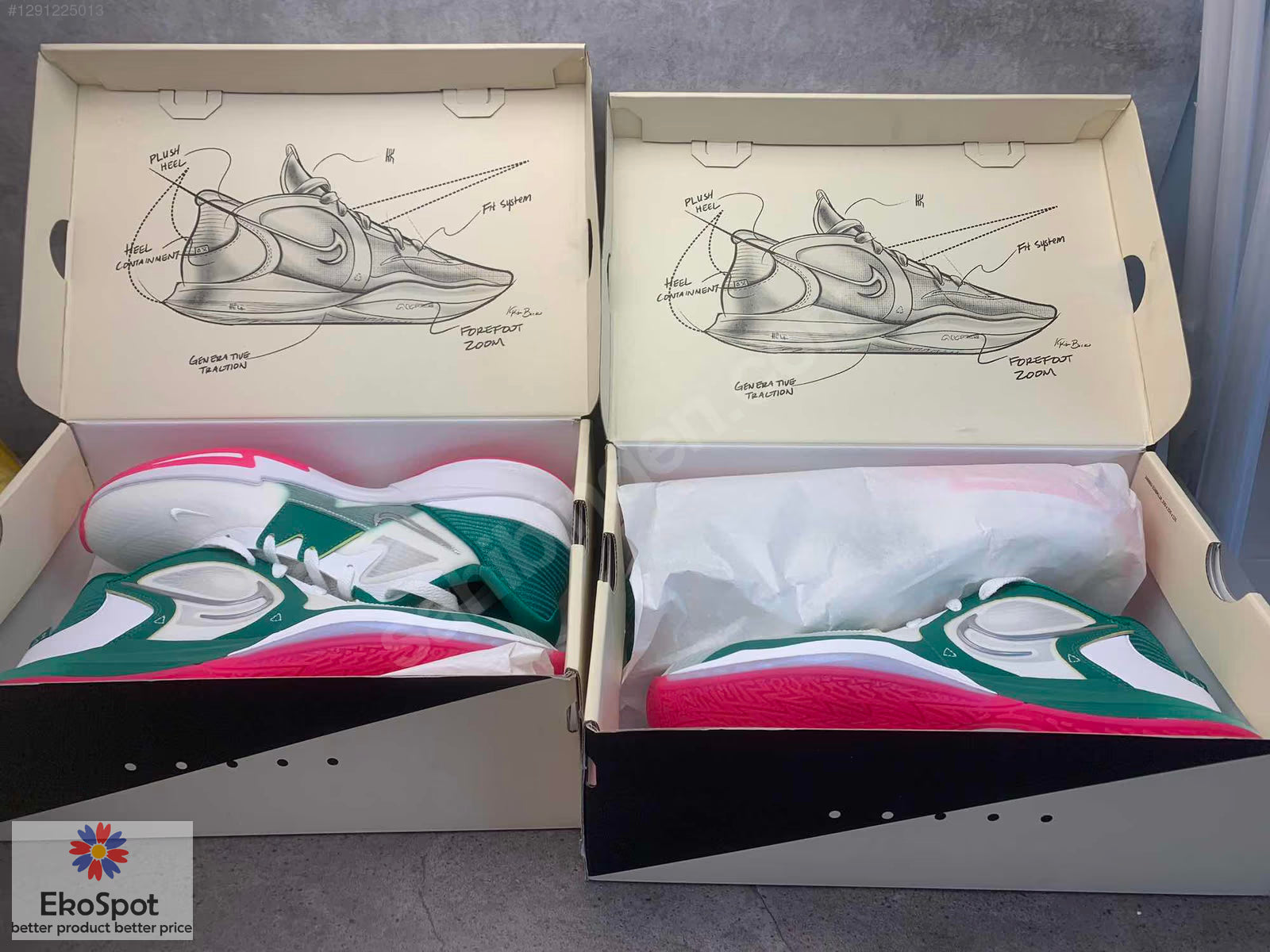 Nike Kyrie Low 5 - Nigeria w/pink - 1386740- 44,5 Numara Basket,