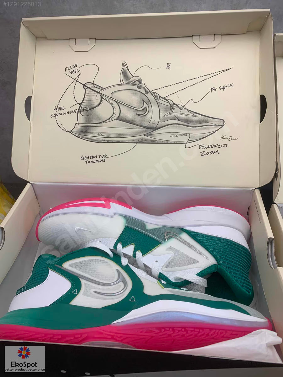 Nike Kyrie Low 5 - Nigeria w/pink - 1386740- 44,5 Numara Basket,"7000"