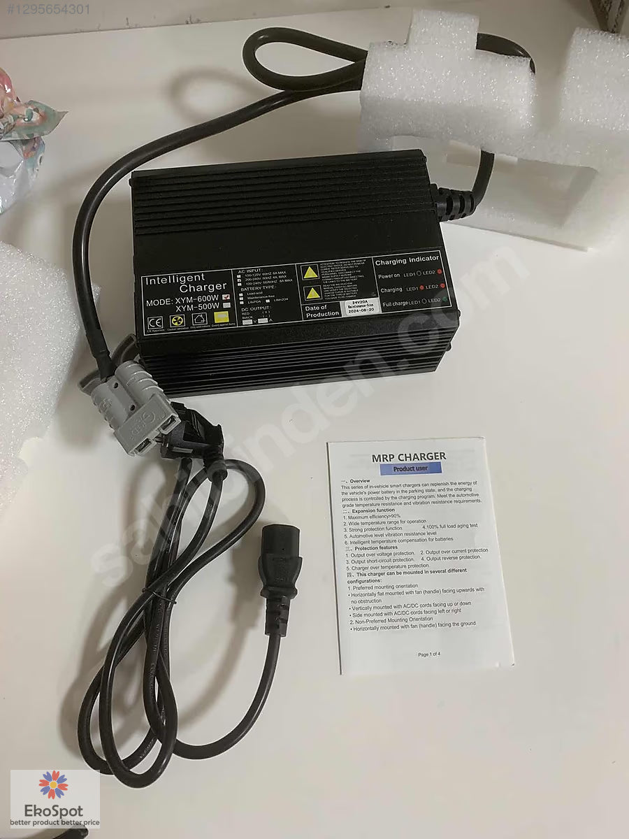 XYM600W 24V 20A Lifepo4 Pil Şarj Cihazı Golf Marine