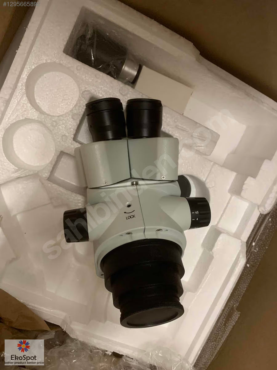 Trinoküler Stereo Mikroskop Başlığı + 10x/20 Oküler Set