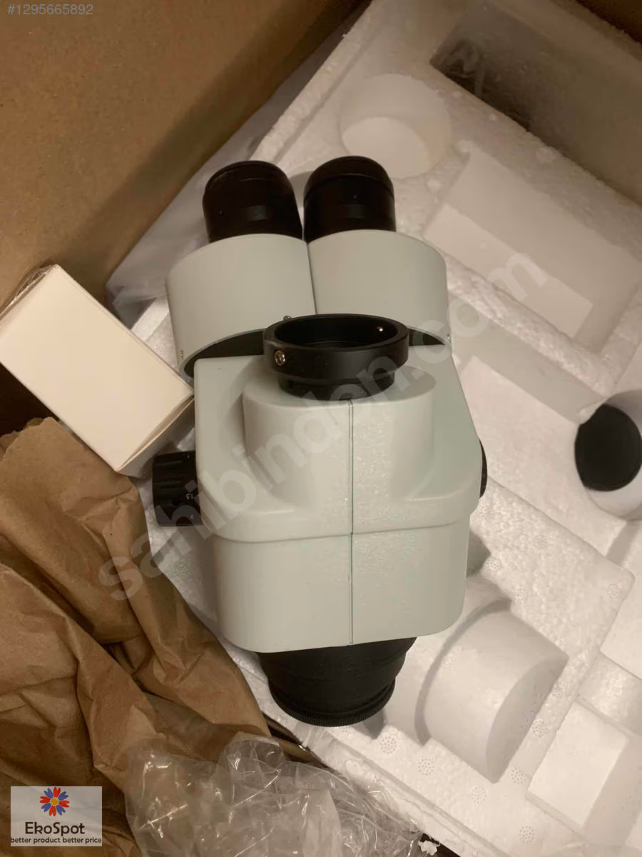 Trinoküler Stereo Mikroskop Başlığı + 10x/20 Oküler Set