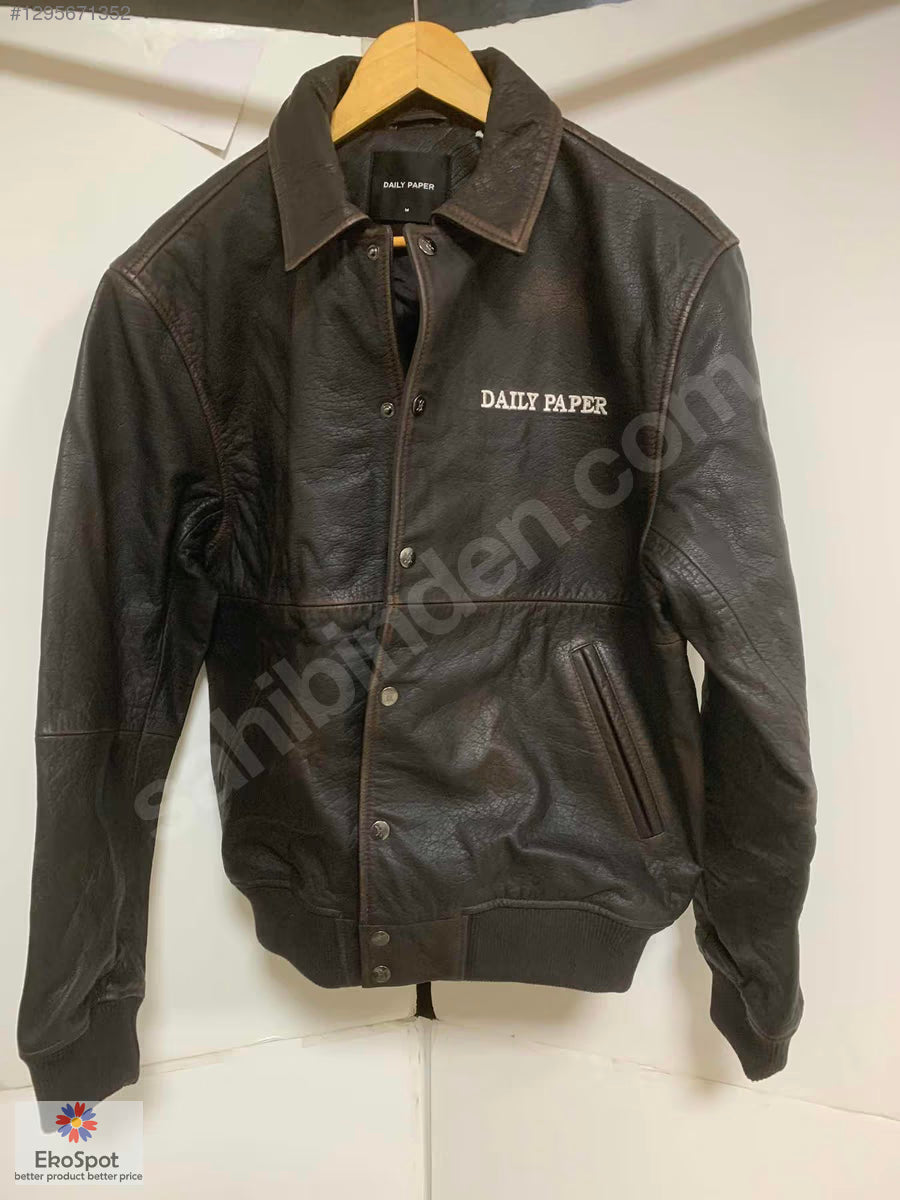 Daily Paper Rovin Jacket Deri Mont Kahverengi 2321044 BEDEN M