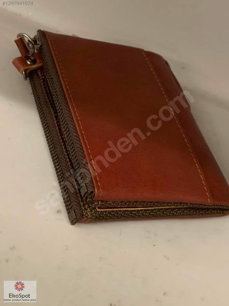 BullCaptain Hakiki Deri Cüzdan 12x10cm Bordo