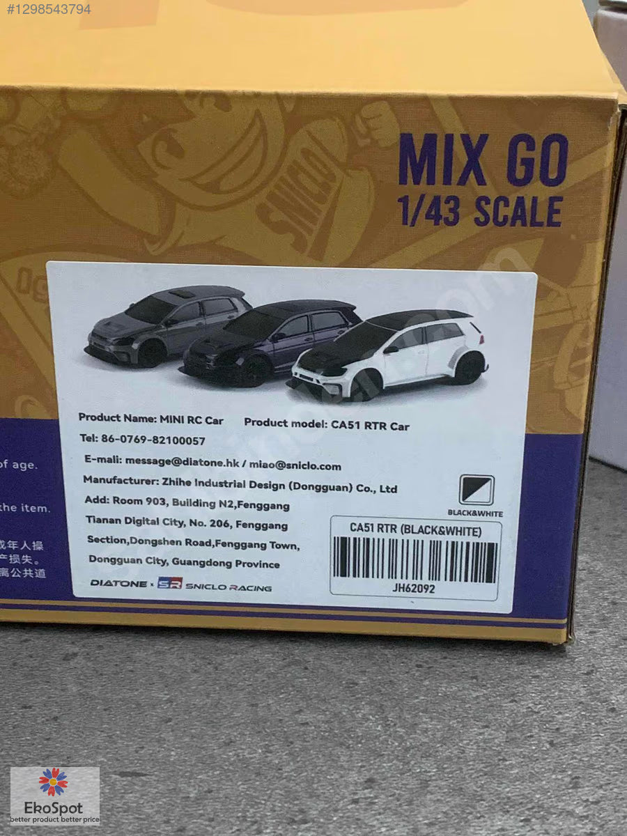 Diatone CA51 1/43 Ölçekli RC Drift Araba FPV + Kamera + Gözlük