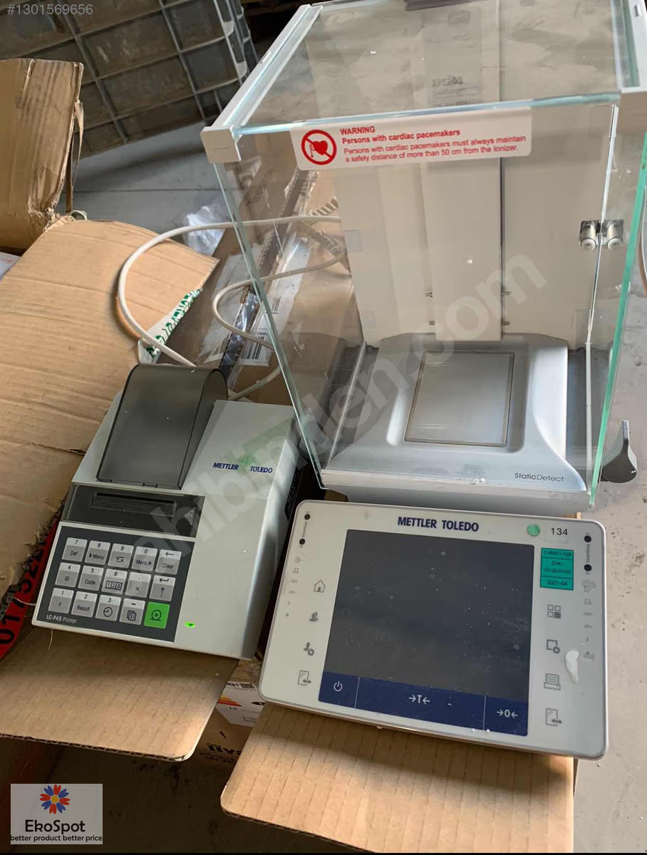 Mettler Toledo XPE205 Analytical Balance + LC-P45 Printer
