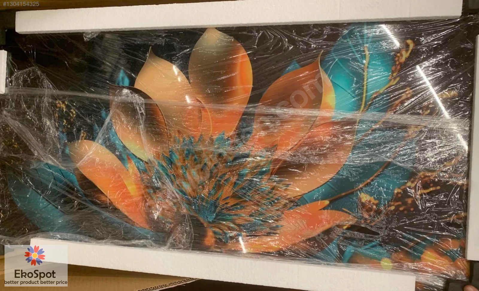 Roggmard Art 50x100cm Temperli Cam Ocak Arkası Pano - Tablo