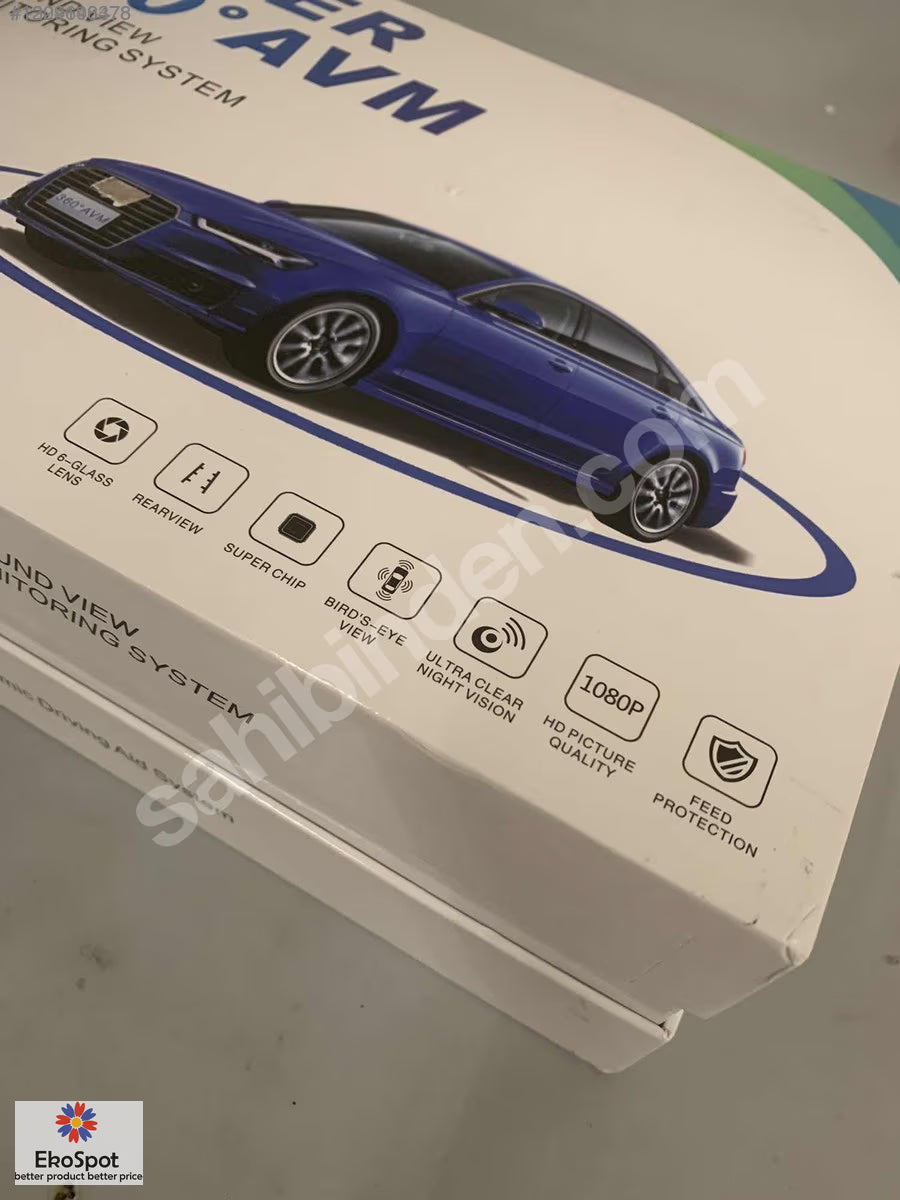 Super 360 AVM Panaromik 4'lü Araç Kamera Seti Audi