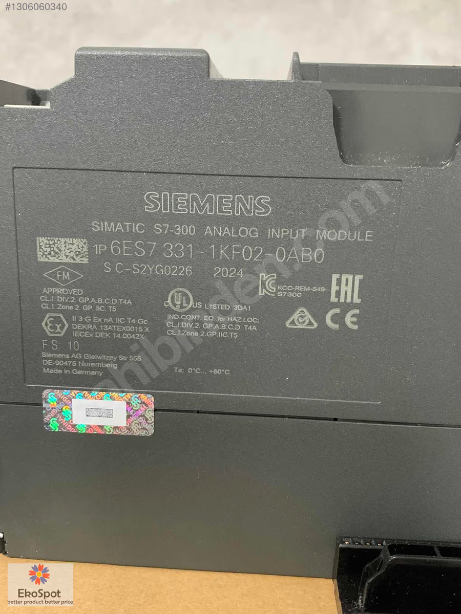 Siemens 6es7331-1kf02-0ab0 Analog input Modül