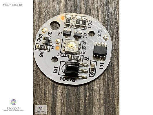 DC5V RGB SMD5050 PCB LED Devresi + 24 Tuşlu Kumanda